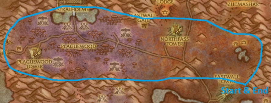 Eastern Plaguelands Mithril Mining Path